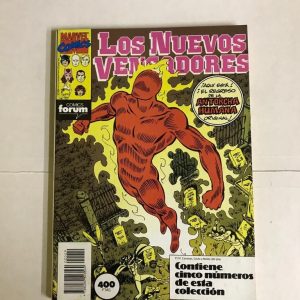 LOS NUEVOS VENGADORES "¡AQUÍ ESTA! EL PROGRESO DE LA ANTORCHA HUMANA ORIGINAL!"