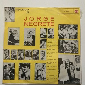 JORGE NEGRETE "RECUERDOS DE JORGE NEGRETE"