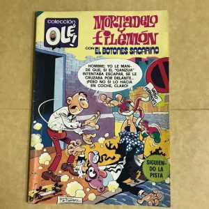 MORTADELO Y FILEMON CON EL BOTONES SACARINO "SIGUIENDO LA PISTA"