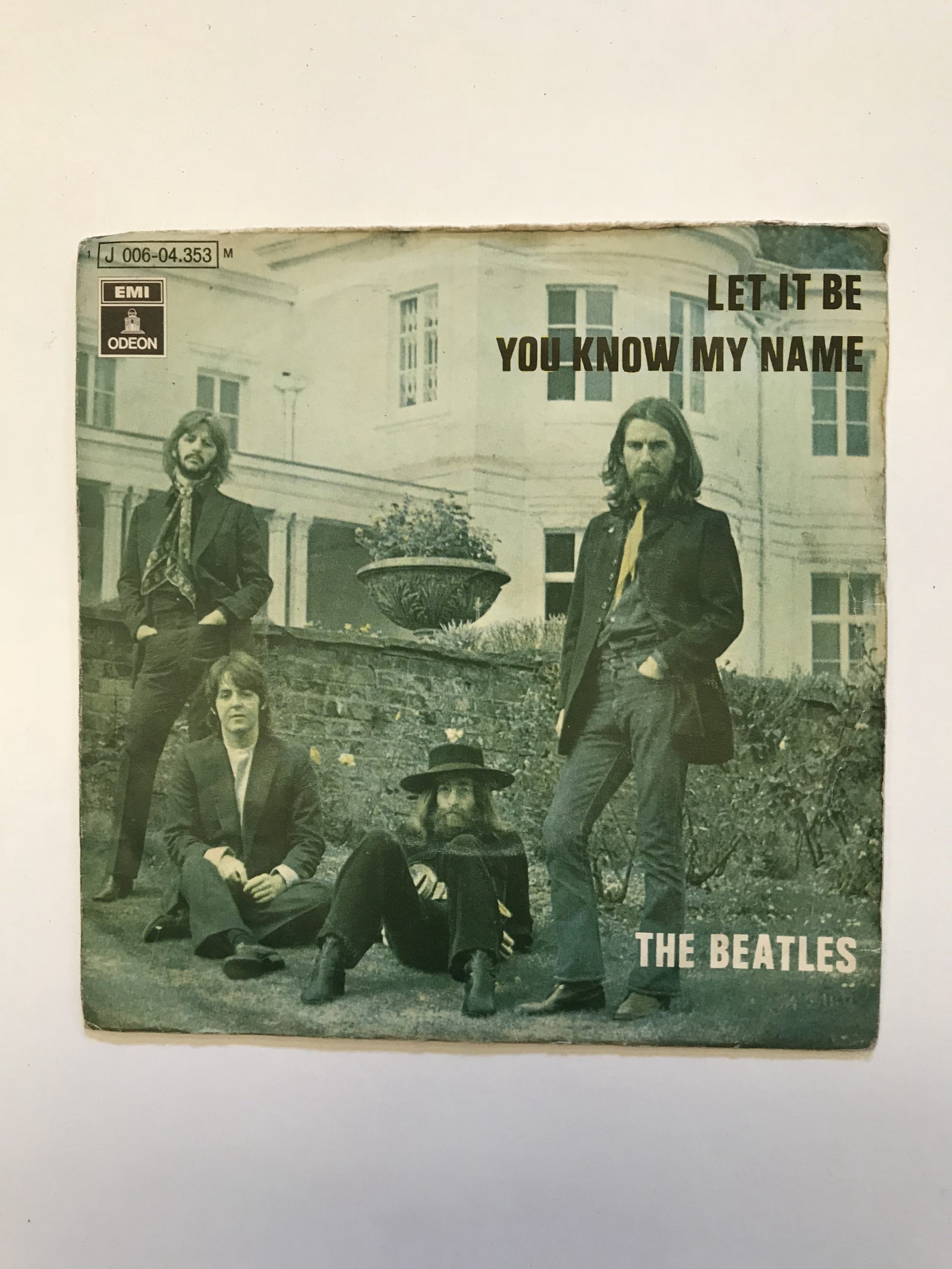 THE BEATLES "LET IT BE / YOU KNOW MY NAME"