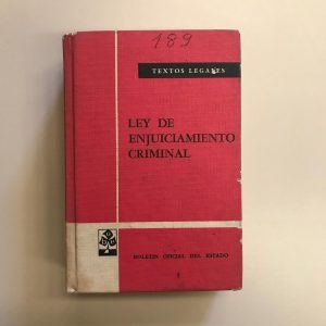LEY DE ENJUICIAMIENTO CRIMINAL