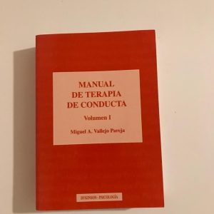 MANUAL DE TERAPIA DE CONDUCTA VOLUMEN I