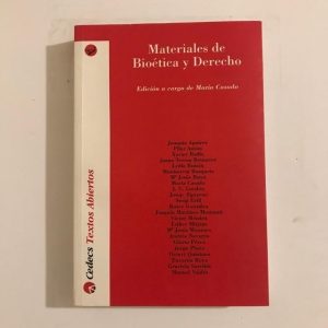 MATERIALES DE BIOETICA Y DERECHO