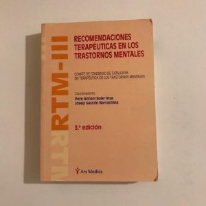 RTM-III RECOMENDACIONES TERAPEUTICAS EN LOS TRASTORNOS MENTALES