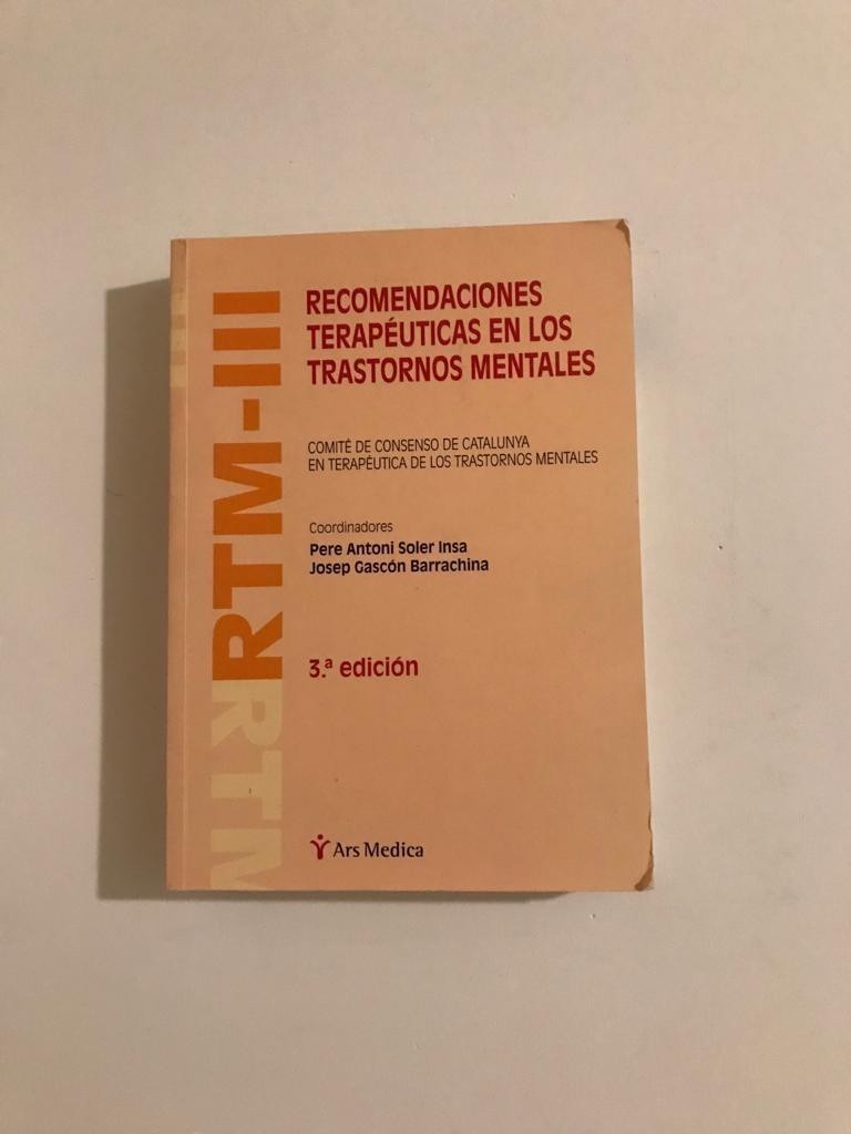 RTM-III RECOMENDACIONES TERAPEUTICAS EN LOS TRASTORNOS MENTALES