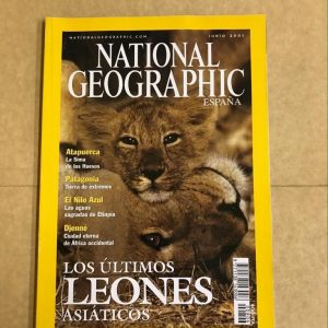 NATIONAL GEOGRAPHIC "LOS ULTIMOS LEONES ASIATICOS"