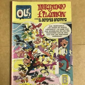 MORTADELO Y FILEMON CON EL BOTONES SACARINO