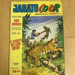 JABATO COLOR "EL SECRETO DEL LOBO NEGRO"